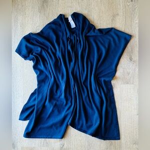 Chico's Blue Open Cardigan Shrug Sweater L/XL